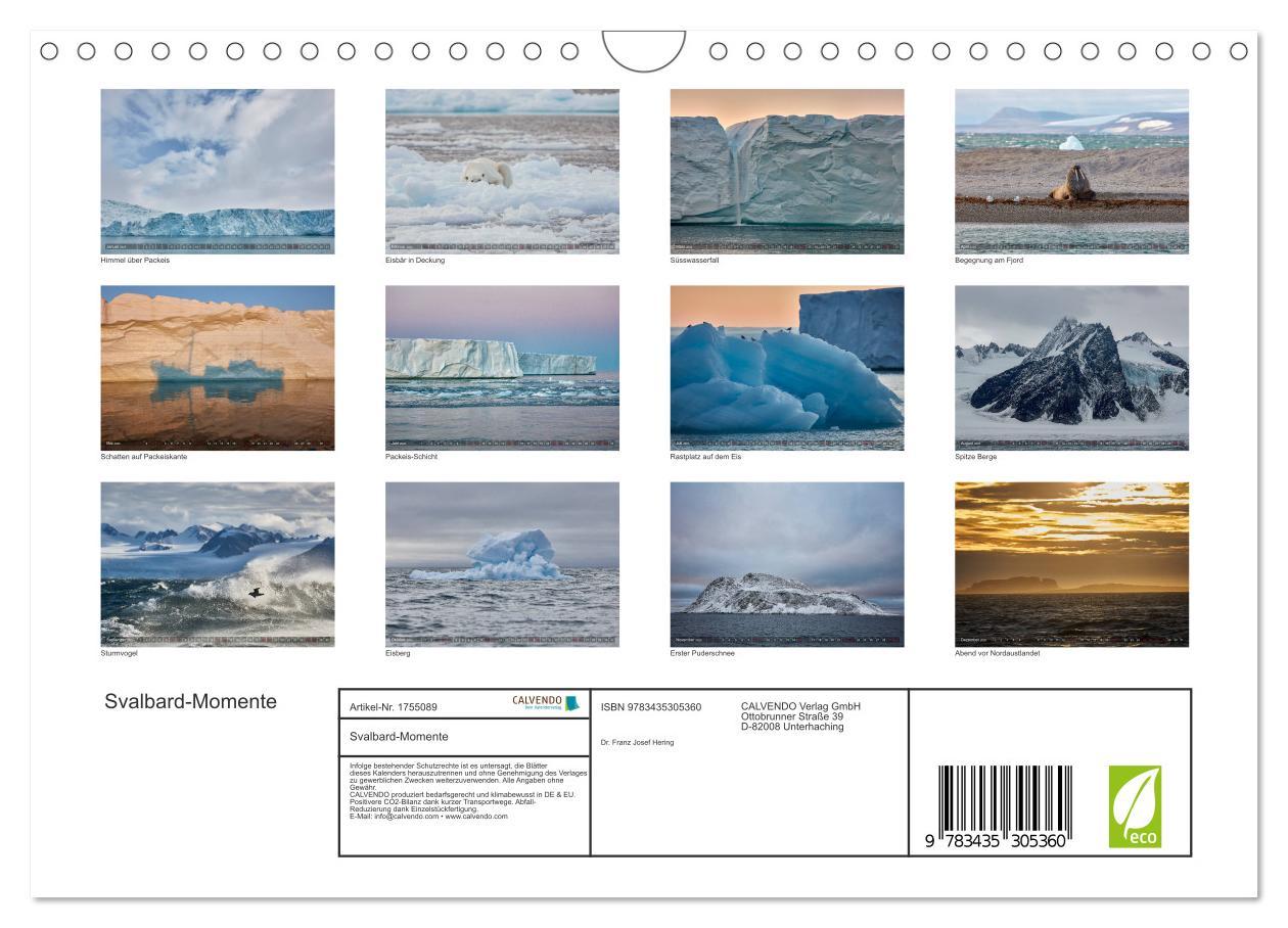 Bild: 9783435305360 | Svalbard-Momente (Wandkalender 2025 DIN A4 quer), CALVENDO...