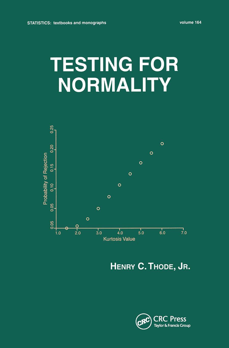 Cover: 9780367447106 | Testing For Normality | Henry C Thode | Taschenbuch | Englisch | 2019