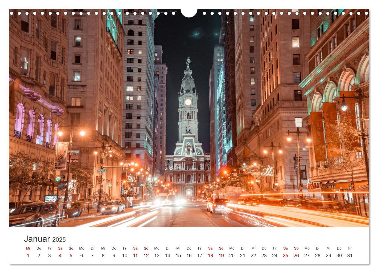 Bild: 9783435005574 | Philadelphia - The Birthplace of America (Wandkalender 2025 DIN A3...