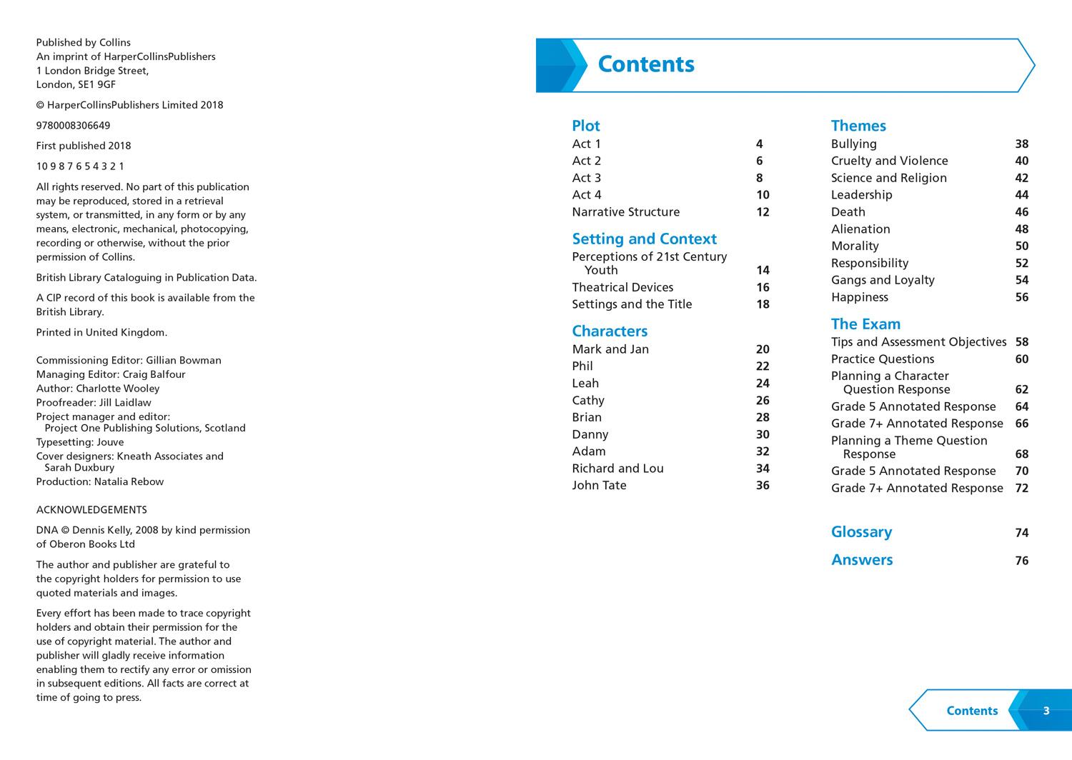 Bild: 9780008306649 | DNA: AQA GCSE 9-1 English Literature Text Guide | Collins Gcse | Buch