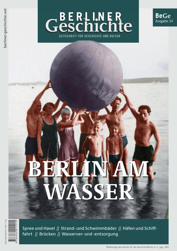 Cover: 9783962011253 | Berliner Geschichte - Zeitschrift für Geschichte und Kultur | V.