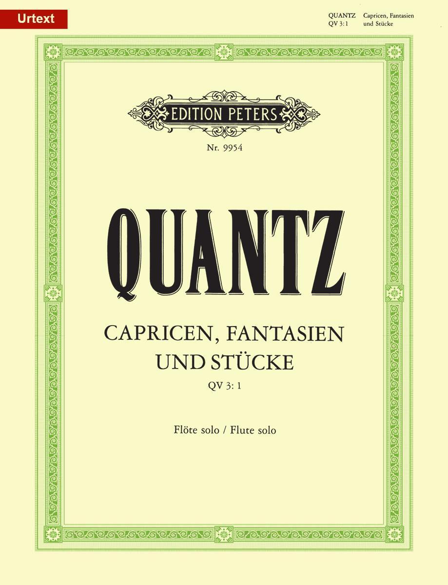 Cover: 9790014079192 | Caprices, Fantasies and Pieces QV 3:1 for Flute: Urtext | Taschenbuch