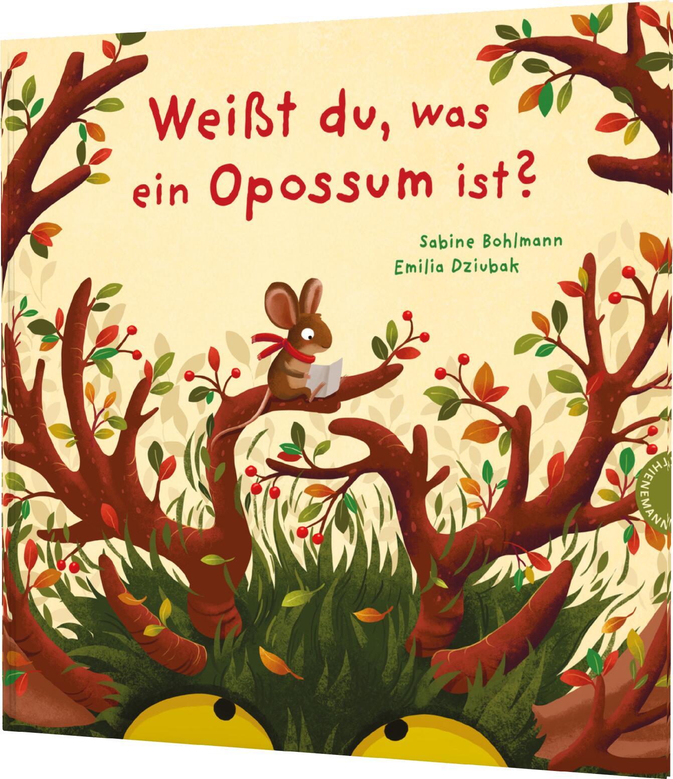 Cover: 9783522460576 | Weißt du, was ein Opossum ist? | Sabine Bohlmann (u. a.) | Buch | 2024