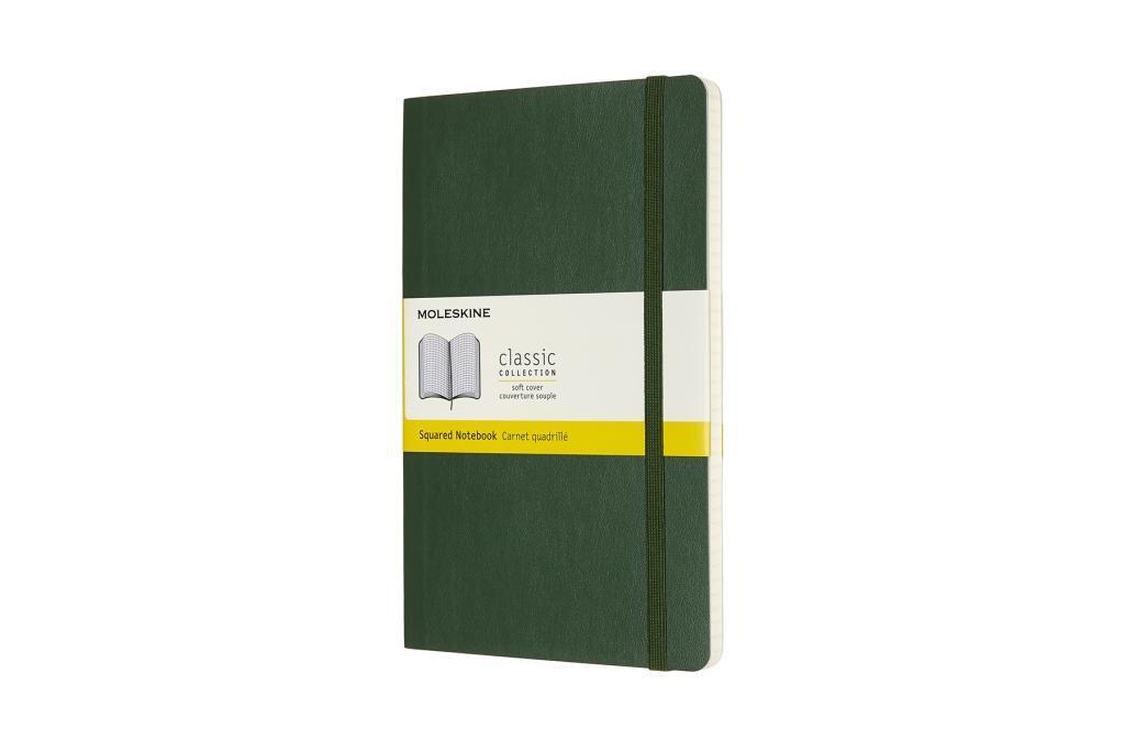 Cover: 8053853600035 | Moleskine Notizbuch Large/A5, Kariert, Myrtengrün | Notizbücher | 2019