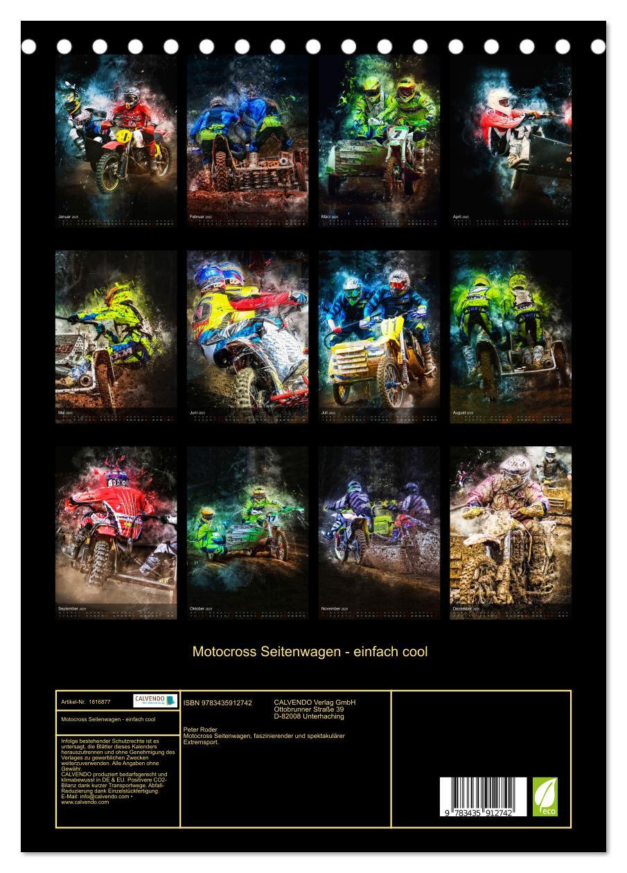 Bild: 9783435912742 | Motocross Seitenwagen - einfach cool (Tischkalender 2025 DIN A5...