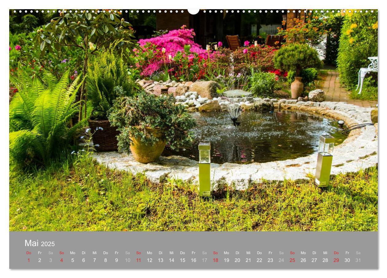 Bild: 9783435608850 | Romantische Garten-Paradiese (Wandkalender 2025 DIN A2 quer),...