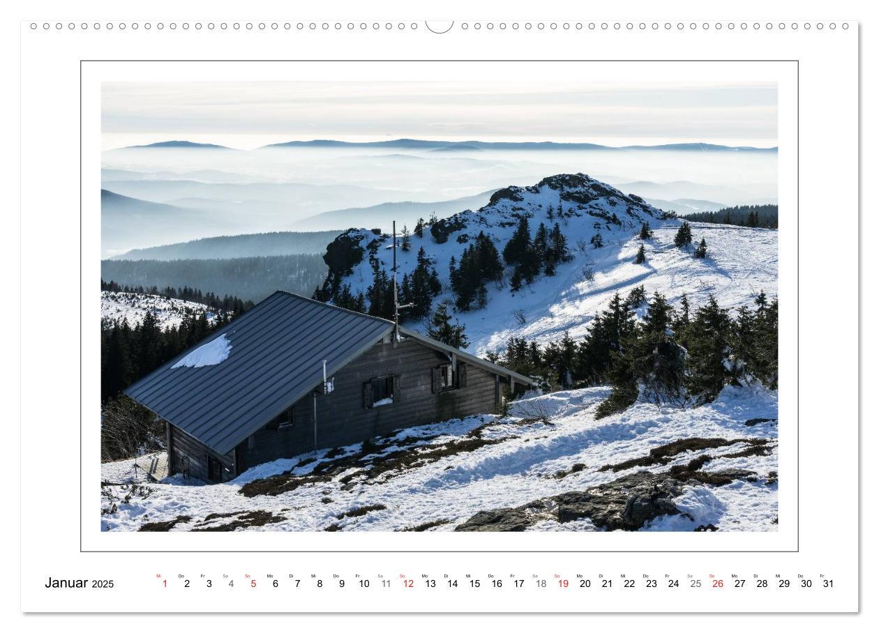 Bild: 9783435461813 | Unterwegs im Bayerischen Wald (Wandkalender 2025 DIN A2 quer),...