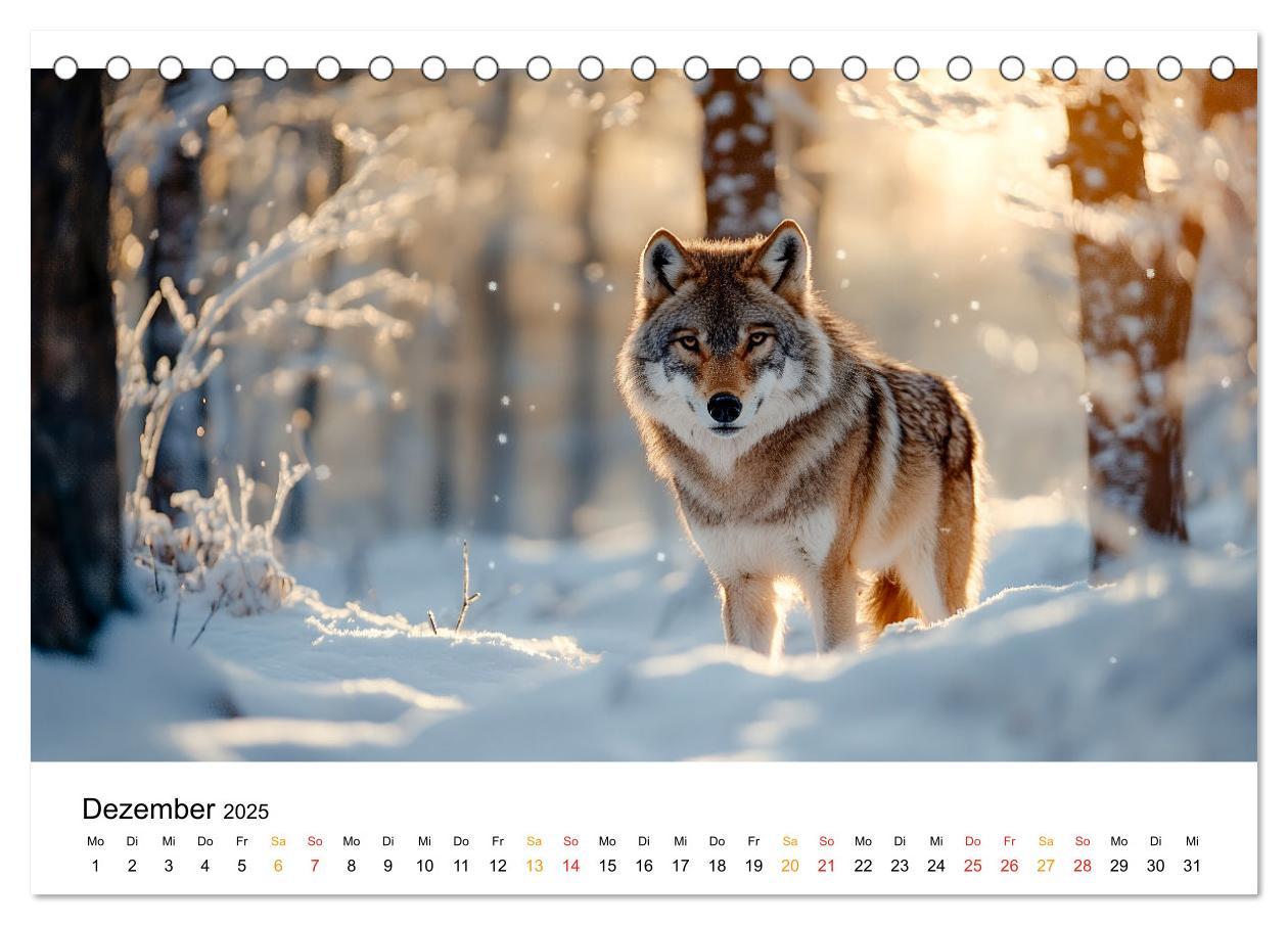 Bild: 9783457212998 | Wilde Tierwelt im Wald (Tischkalender 2025 DIN A5 quer), CALVENDO...