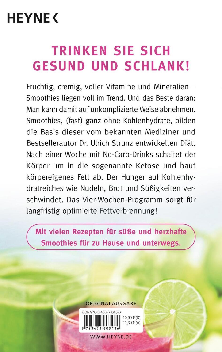 Bild: 9783453603486 | No-Carb-Smoothies | Ulrich Strunz | Taschenbuch | 137 S. | Deutsch