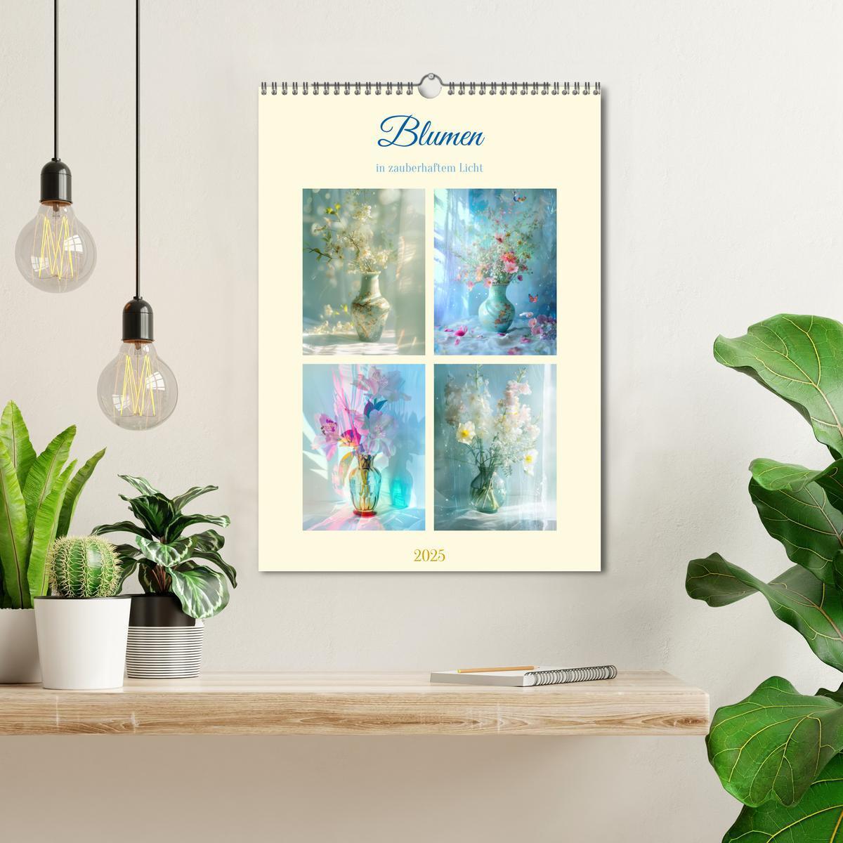 Bild: 9783383809217 | Blumen in zauberhaftem Licht (Wandkalender 2025 DIN A3 hoch),...