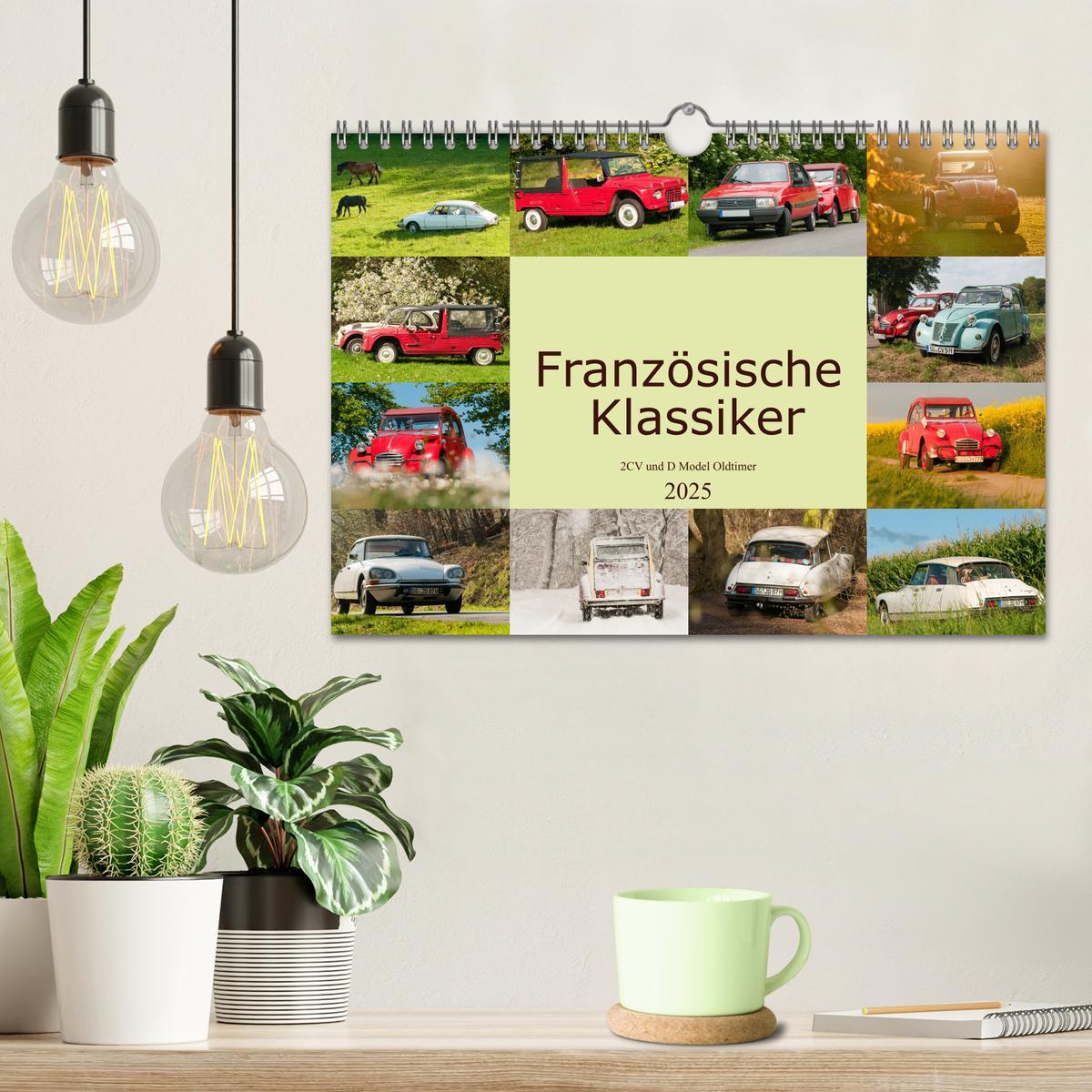 Bild: 9783435011070 | Französische Klassiker - 2CV und D Modell Oldtimer (Wandkalender...