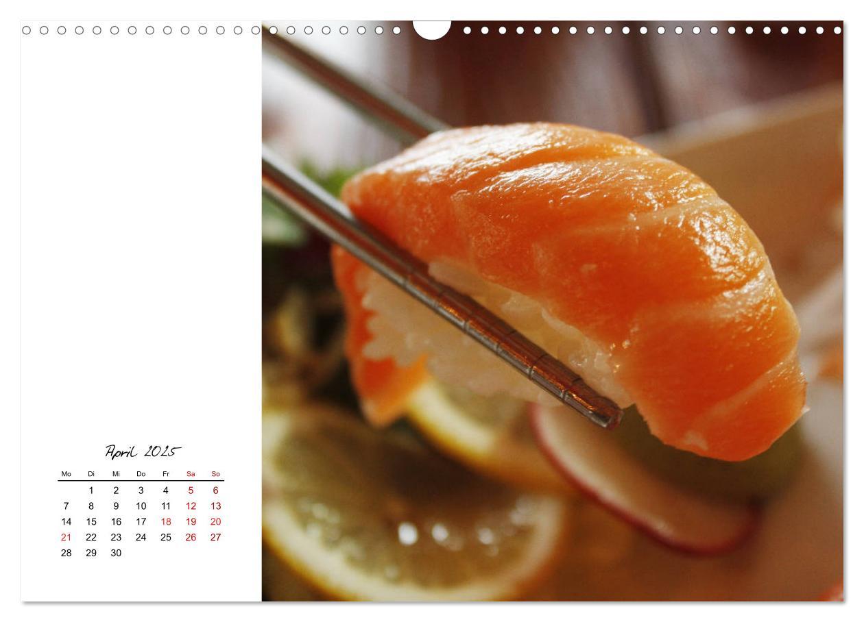 Bild: 9783435337873 | Sashimi und Sushi. Japans Köstlichkeiten (Wandkalender 2025 DIN A3...