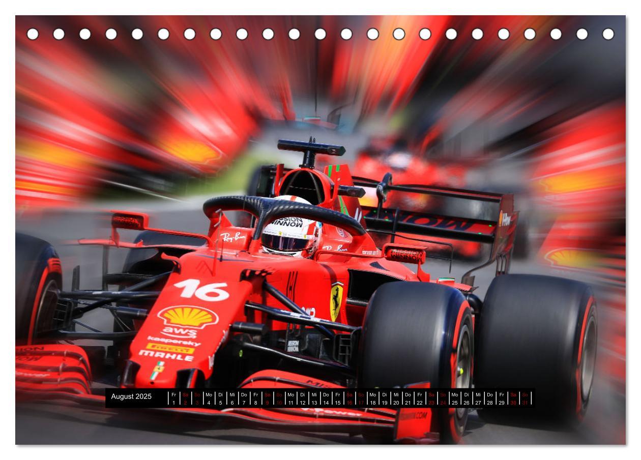 Bild: 9783383996627 | Vollgas in der Formel 1 (Tischkalender 2025 DIN A5 quer), CALVENDO...