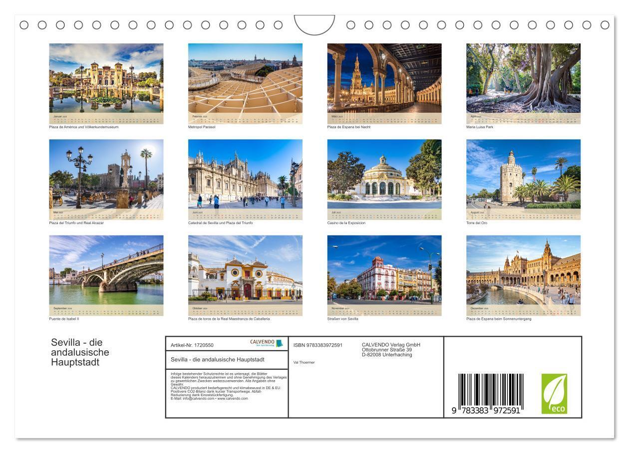 Bild: 9783383972591 | Sevilla - die andalusische Hauptstadt (Wandkalender 2025 DIN A4...