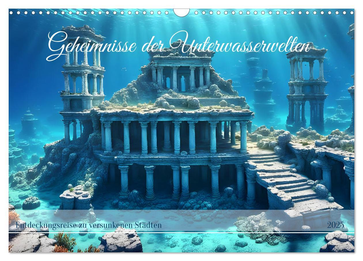 Cover: 9783457145470 | Geheimnisse der Unterwasserwelten (Wandkalender 2025 DIN A3 quer),...