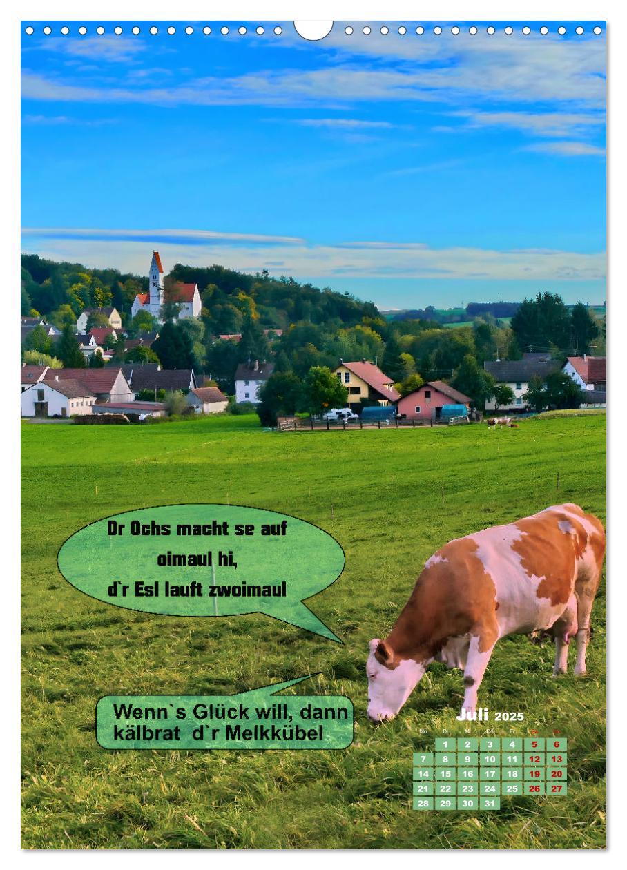 Bild: 9783435857661 | Schwäbische Sprichwörter - so gsaid (Wandkalender 2025 DIN A3...