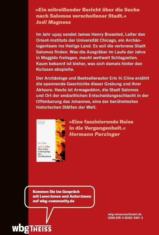 Rückseite: 9783806243413 | Armageddon | Auf der Suche nach der biblischen Stadt Salomos | Cline