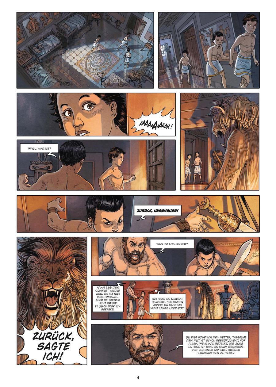 Bild: 9783958392939 | Mythen der Antike: Theseus und der Minotaurus (Graphic Novel) | Buch