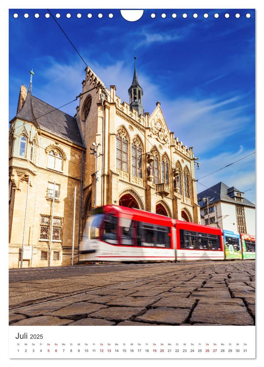 Bild: 9783457184271 | Erfurt - Die romantische Altstadt (Wandkalender 2025 DIN A4 hoch),...