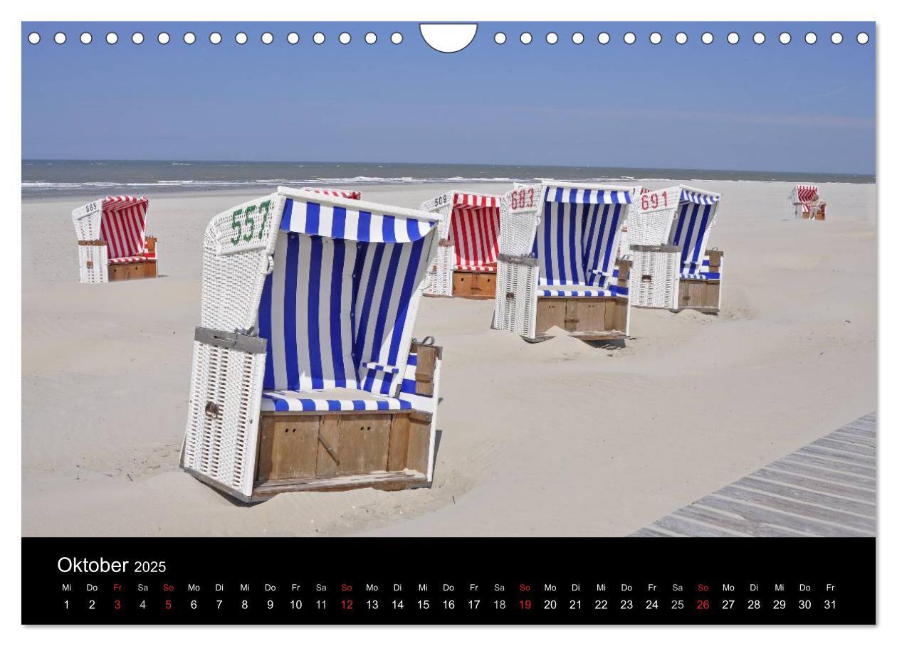 Bild: 9783435820535 | Ostfriesische Inseln (Wandkalender 2025 DIN A4 quer), CALVENDO...