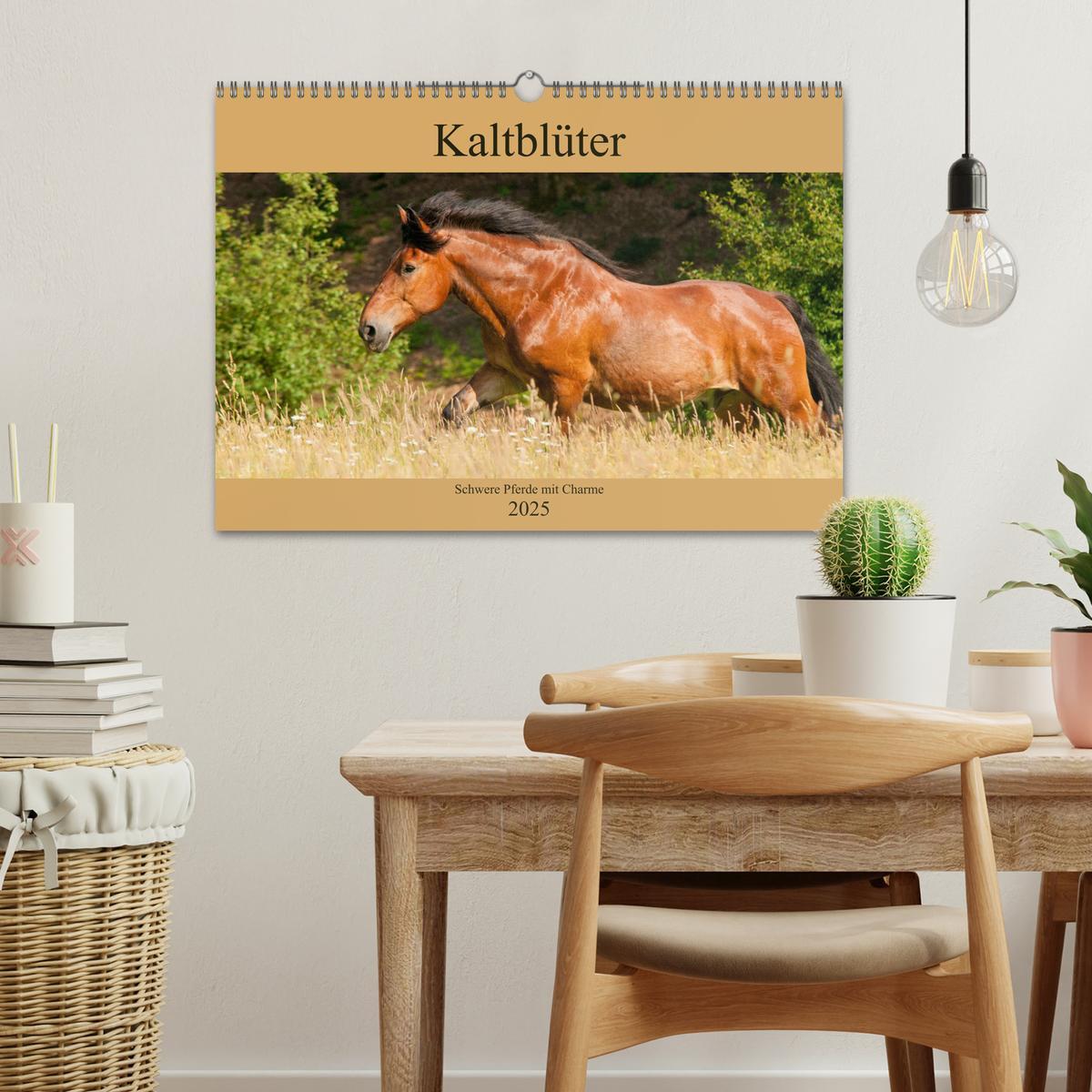 Bild: 9783435270521 | Kaltblüter - Schwere Pferde mit Charme (Wandkalender 2025 DIN A3...