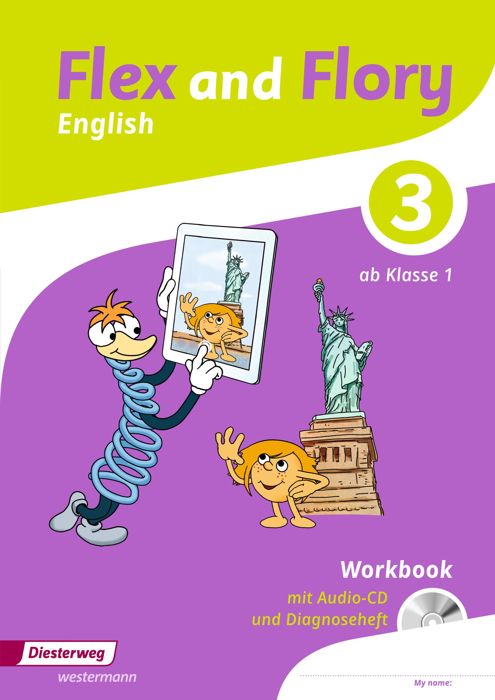 Cover: 9783425057231 | Flex and Flory 3. Workbook mit Schüler-Audio-CD und Diagnoseheft