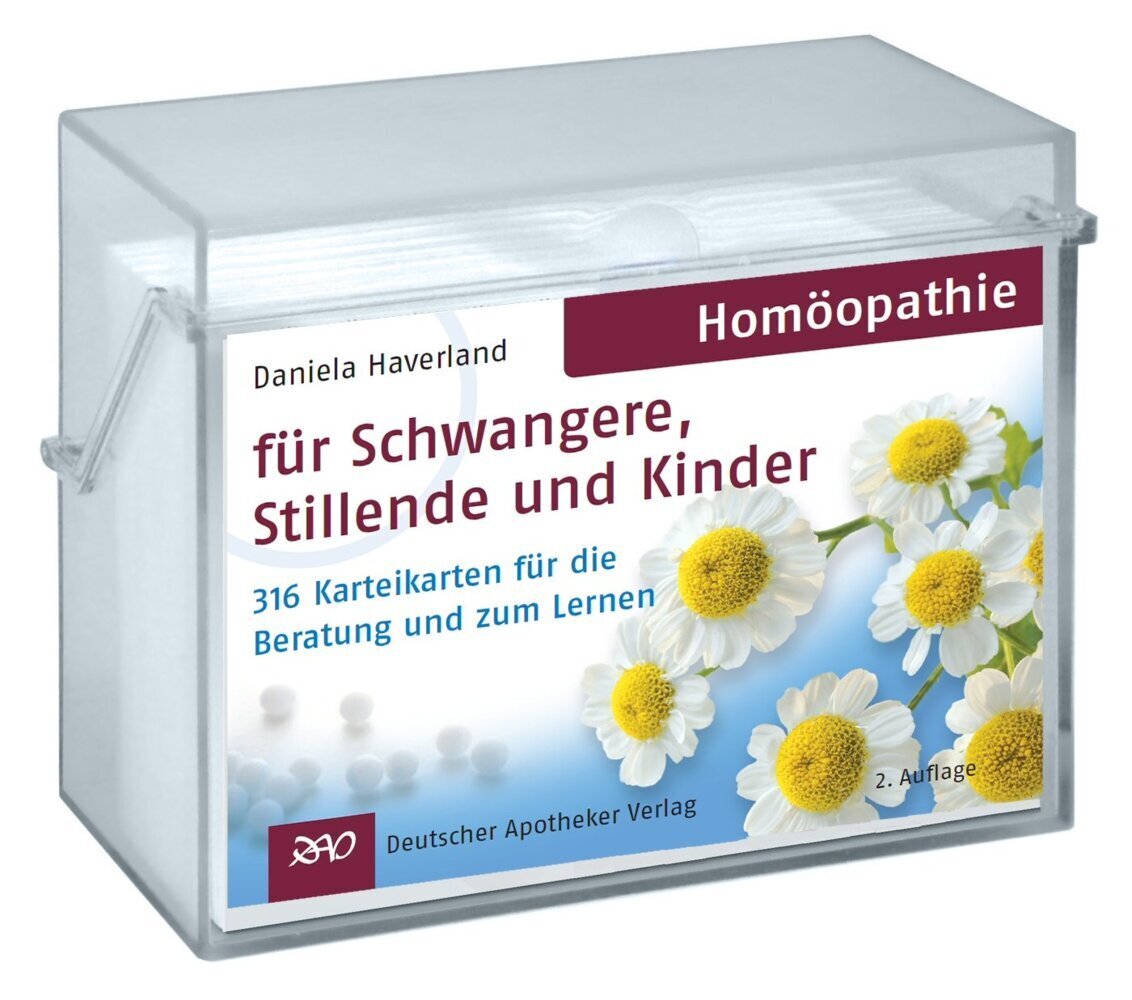 Cover: 9783769254112 | Homöopathie für Schwangere, Stillende und Kinder, Karteikarten | Box