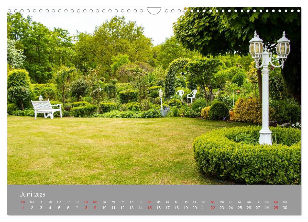 Bild: 9783435609215 | Romantische Garten-Paradiese (Wandkalender 2025 DIN A3 quer),...