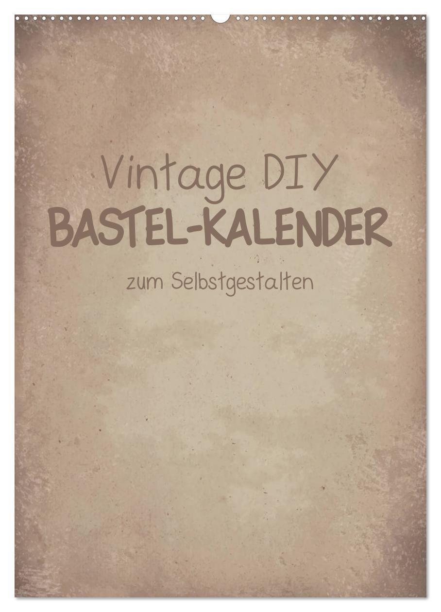 Cover: 9783435962358 | Vintage DIY Bastel-Kalender -Hochformat- (Wandkalender 2025 DIN A2...