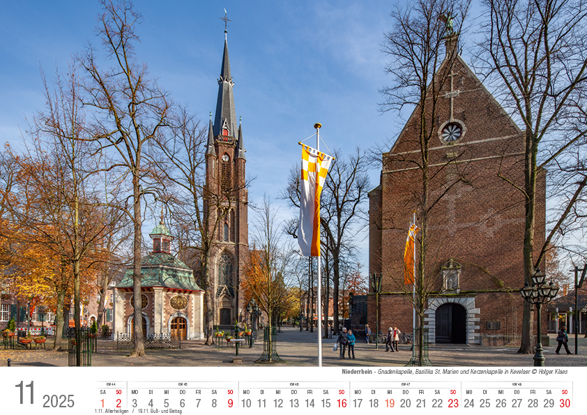 Bild: 9783965352094 | Niederrhein 2025 Bildkalender A4 Spiralbindung | Holger Klaes | 2025