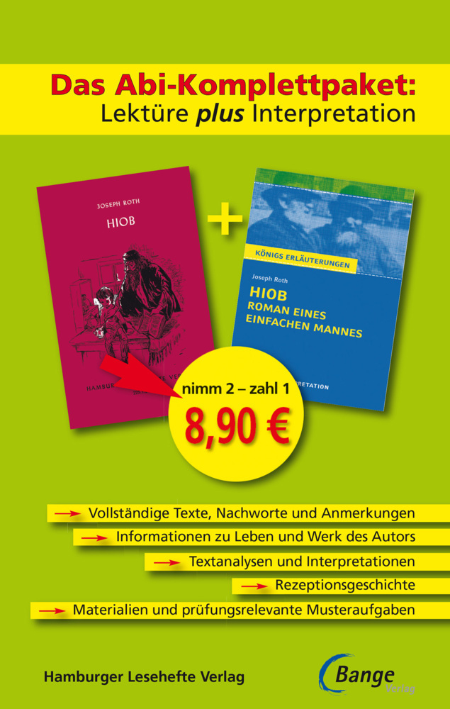 Cover: 9783804498105 | Hiob. Roman eines einfachen Mannes - Das Abi-Komplettpaket: Lektüre...