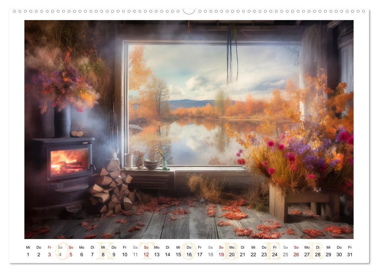 Bild: 9783383902918 | Fensterträume (Wandkalender 2025 DIN A2 quer), CALVENDO Monatskalender