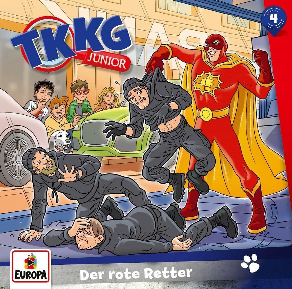 Cover: 9783803263032 | TKKG Junior 04. Der rote Retter | Benjamin Tannenberg | Audio-CD