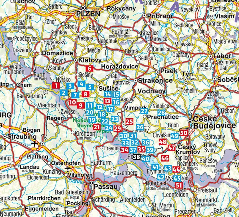 Bild: 9783763346462 | Böhmerwald | zwischen Osser und Moldautal. 50 Touren mit GPS-Tracks