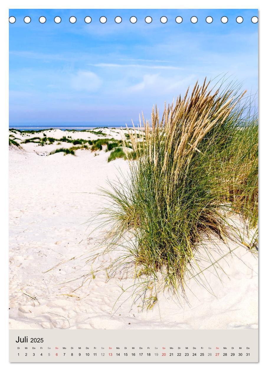 Bild: 9783435971145 | Borkum Strandspaziergang (Tischkalender 2025 DIN A5 hoch), CALVENDO...