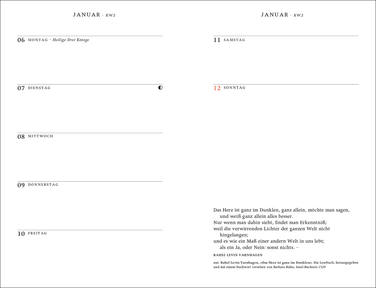 Bild: 9783458644316 | Insel-Bücherei Kalender für 2025 | »Alles hat seine Zeit« | Verlag