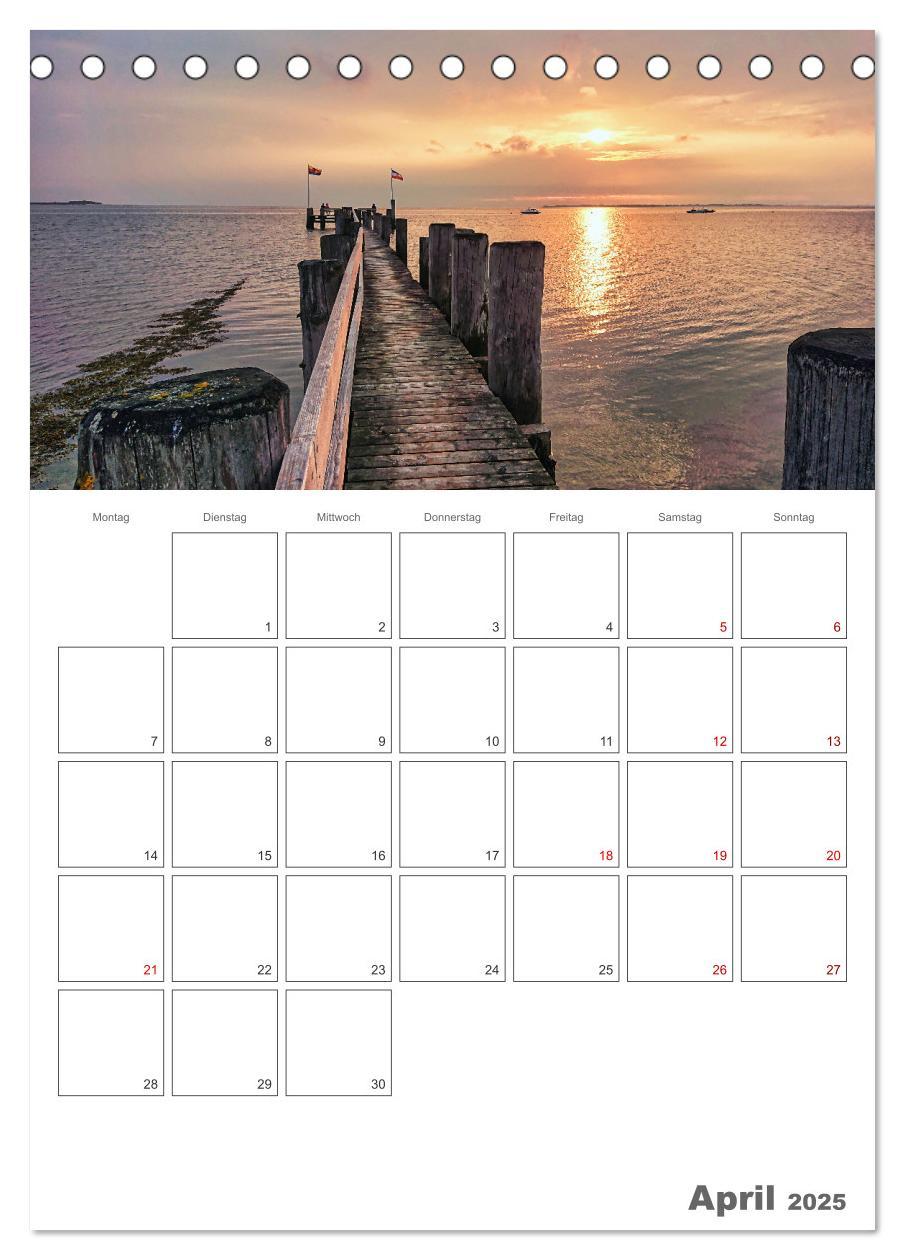 Bild: 9783457226995 | Föhr ¿ verliebt in die Insel (Tischkalender 2025 DIN A5 hoch),...