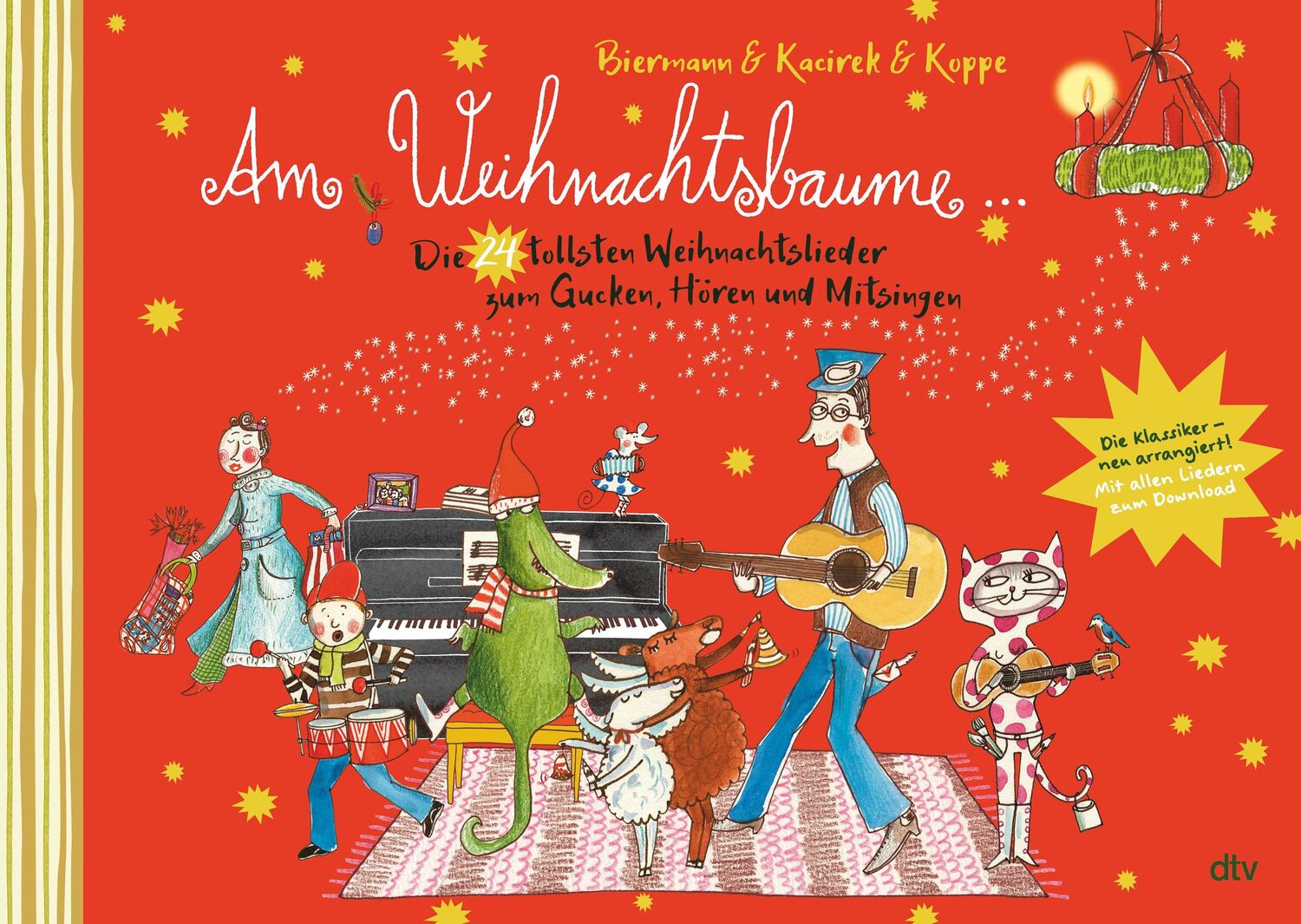 Cover: 9783423764476 | Am Weihnachtsbaume - Die 24 tollsten Weihnachtslieder zum Gucken,...