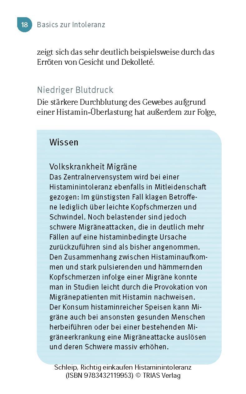 Bild: 9783432119953 | Richtig einkaufen Histamin-Intoleranz | Thilo Schleip | Taschenbuch