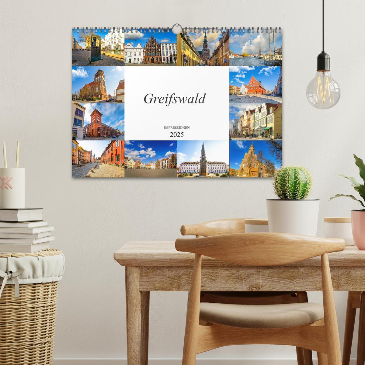 Bild: 9783435241088 | Greifswald Impressionen (Wandkalender 2025 DIN A3 quer), CALVENDO...