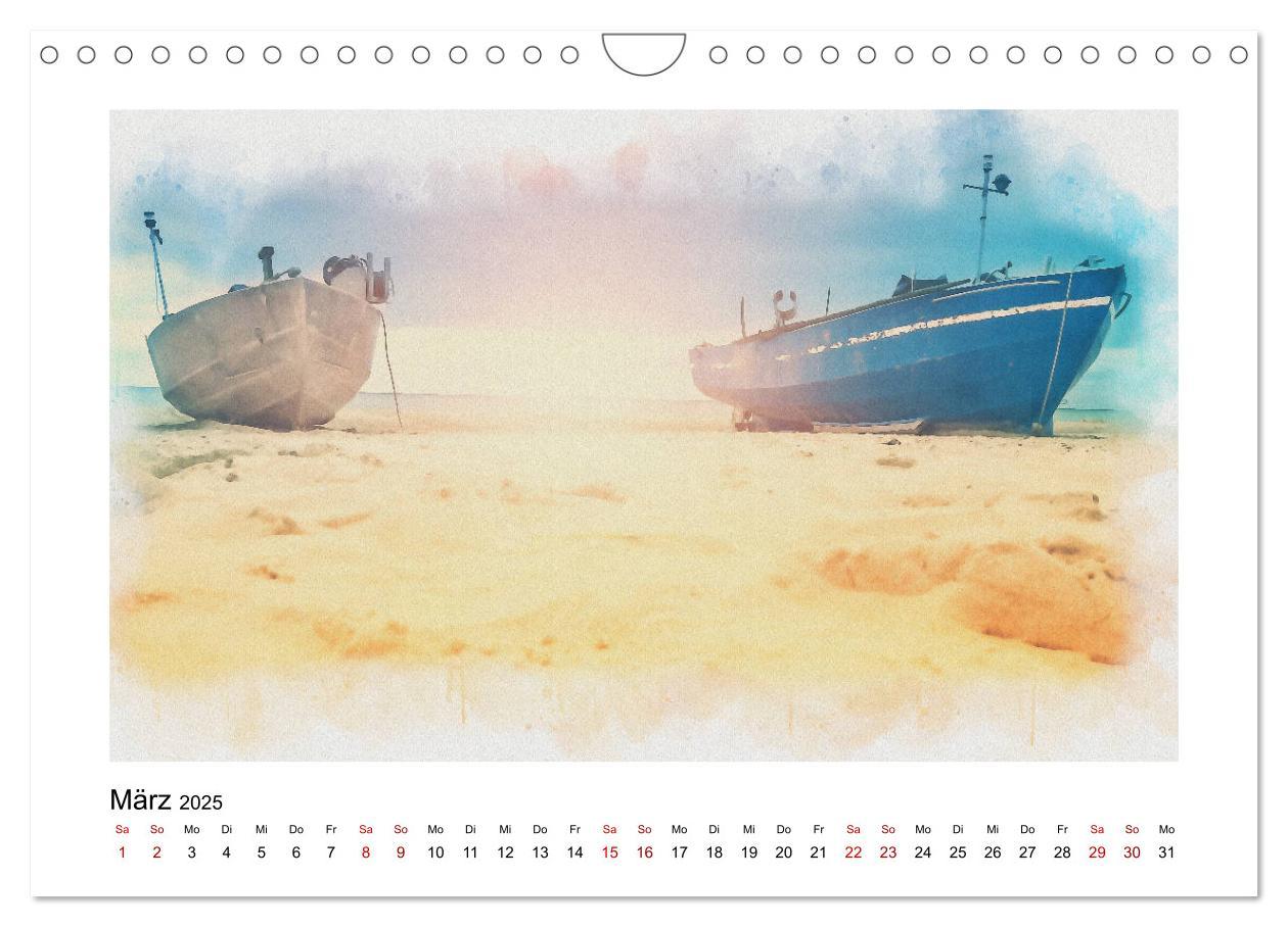 Bild: 9783435141753 | Ostsee Aquarelle (Wandkalender 2025 DIN A4 quer), CALVENDO...