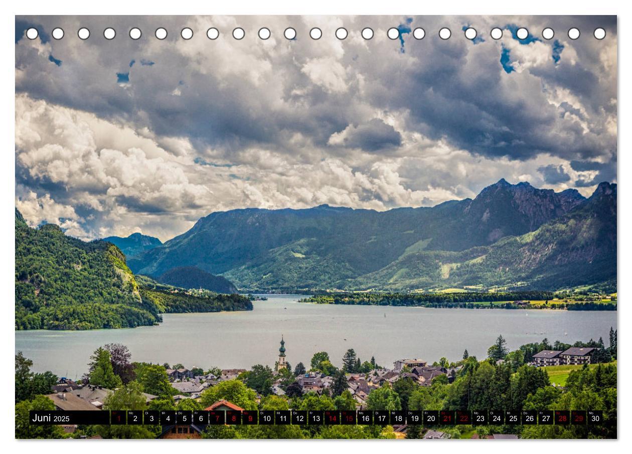 Bild: 9783435453375 | Seen - Berge - Salzkammergut (Tischkalender 2025 DIN A5 quer),...