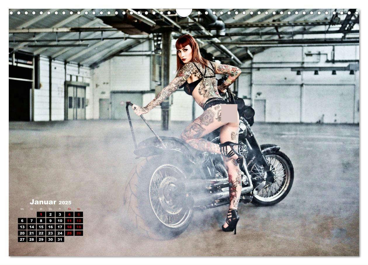 Bild: 9783383964374 | Motorräder und Sexy Girls (Wandkalender 2025 DIN A3 quer), CALVENDO...