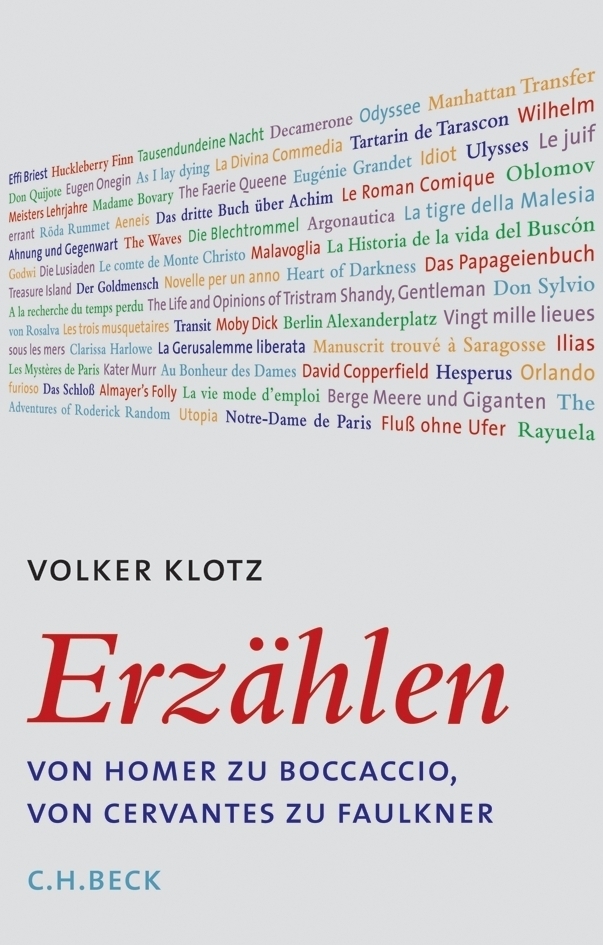 Cover: 9783406542732 | Erzählen | Von Homer zu Boccaccio, von Cervantes zu Faulkner | Klotz