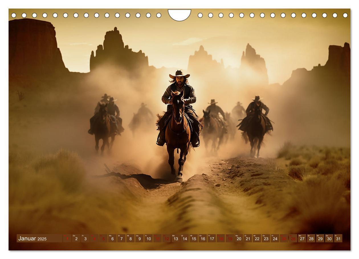 Bild: 9783383852664 | Western Life (Wandkalender 2025 DIN A4 quer), CALVENDO Monatskalender