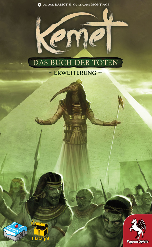 Cover: 4250231727832 | Kemet - Buch der Toten (Spiel-Zubehör) | Erweiterung | Jacques Bariot