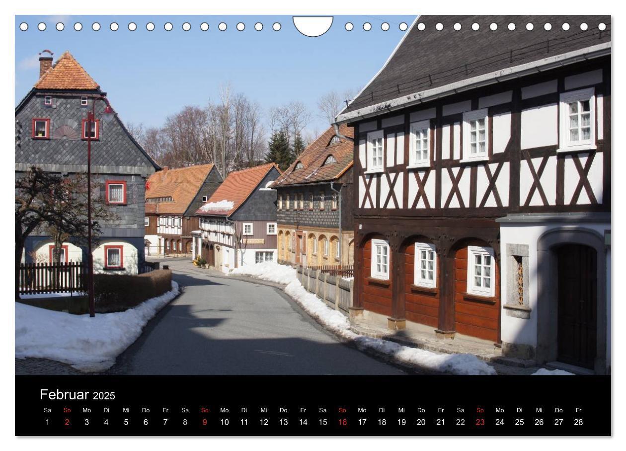 Bild: 9783435676354 | Oberlausitz - Land der Umgebindehäuser (Wandkalender 2025 DIN A4...