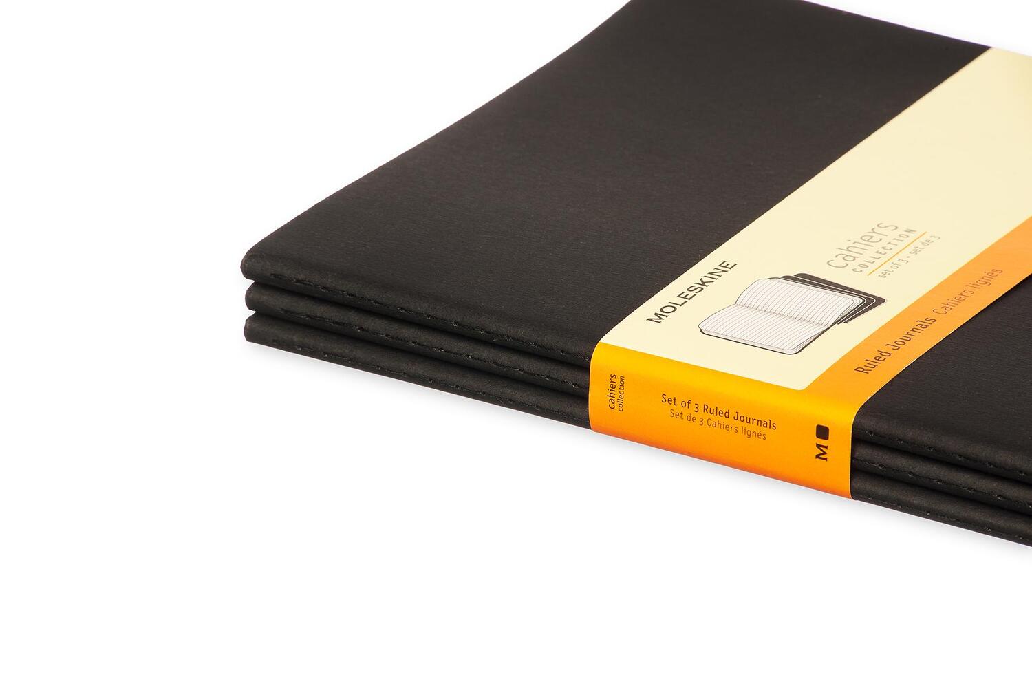 Bild: 9788883705014 | Moleskine Cahier Extra Large liniert schwarz. 3er Pack | Moleskine