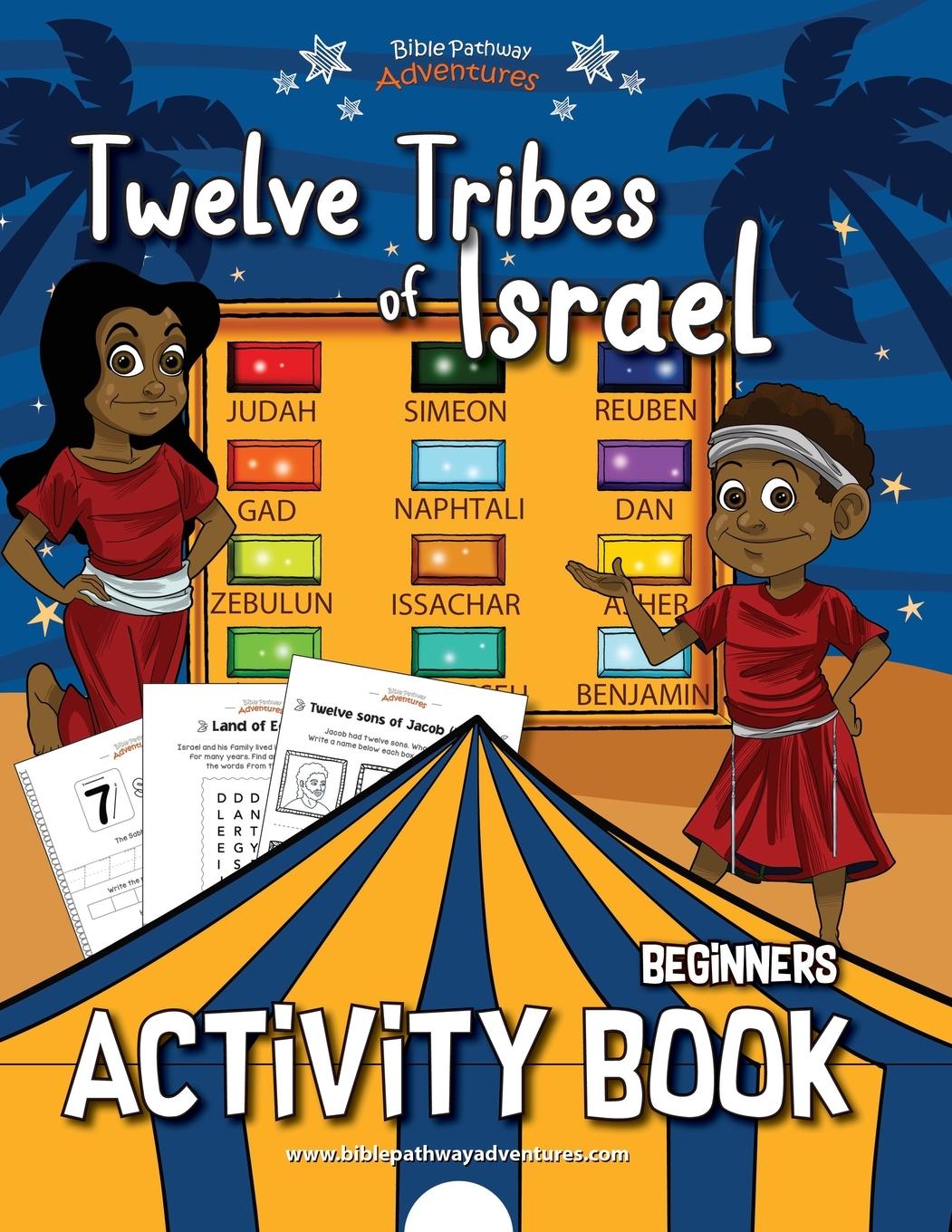 Cover: 9781989961728 | Twelve Tribes of Israel Activity Book for Beginners | Pip Reid | Buch