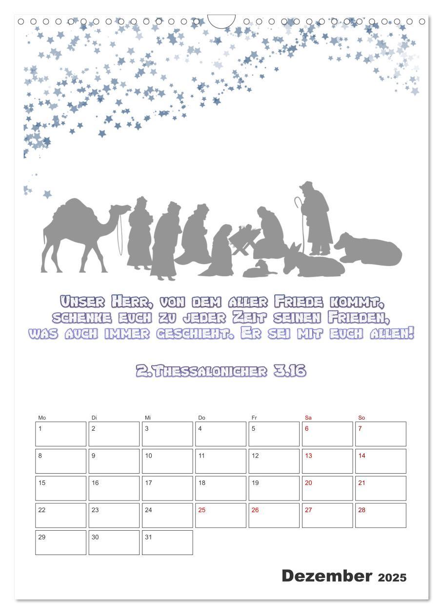 Bild: 9783435933099 | drei.sechzehn - Der Jesus Kalender (Wandkalender 2025 DIN A3 hoch),...